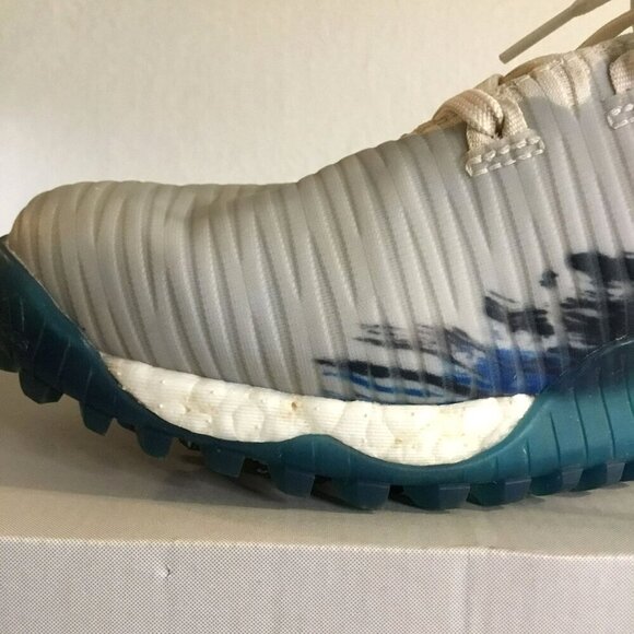 Adidas Club Chaos Spikeless Golf Shoes L7W5341 Gray and Blue Sz Men's 9.5 - Picture 9 of 13